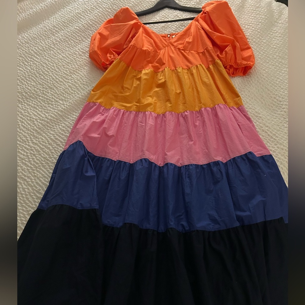 FARM Rio for Anthropologie Vibrant Multi-Color Maxi Dress - Picture 6 of 6